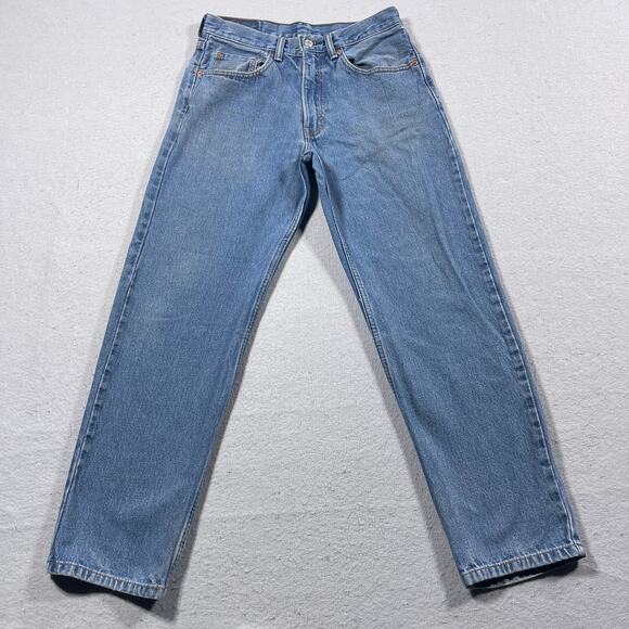 Levi's 550 Relaxed Fit Jeans‎ Men 30x30 Light Wash Denim Straight Leg Tag 31x30 - Picture 1 of 12
